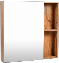 Viant Мебель для ванной Бостон 70 1 ящик подвесная белая/дуб вотан – фотография-9